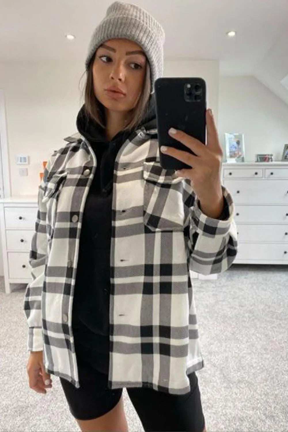 Oversized Shacket Trucker Jacket