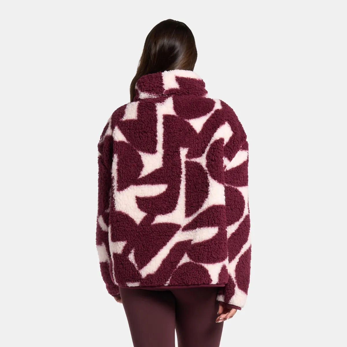 OHS Zip Fleece Soft Warm Cosy Outdoor Teddy Sherpa Long Cuff Sleeve Relaxed Fit Pull Over Hoodie Jacket Coat for Adults Kids