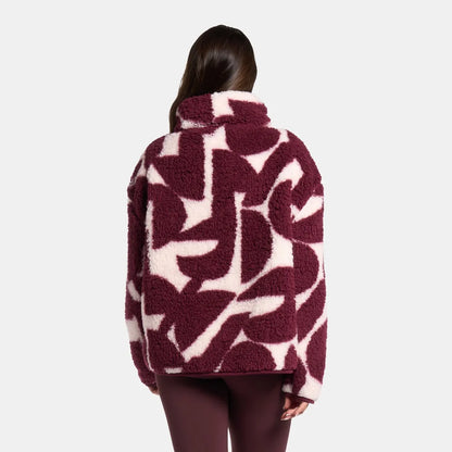 OHS Zip Fleece Soft Warm Cosy Outdoor Teddy Sherpa Long Cuff Sleeve Relaxed Fit Pull Over Hoodie Jacket Coat for Adults Kids