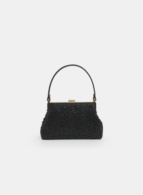 Tonal Beaded Handbag
