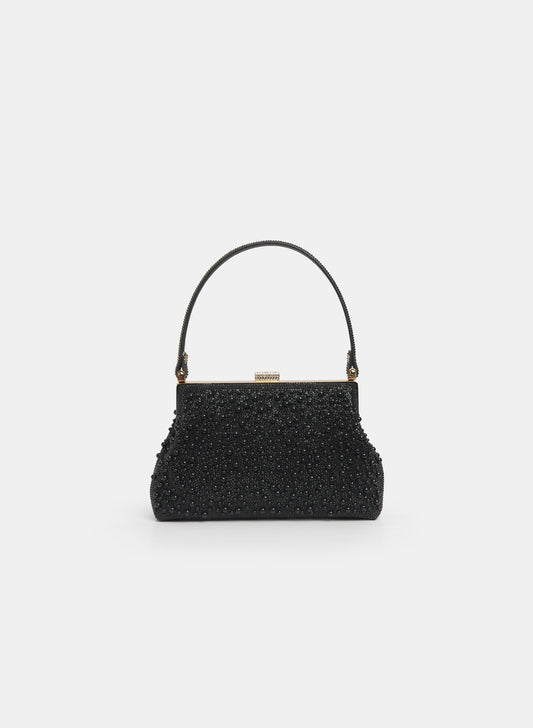 Tonal Beaded Handbag