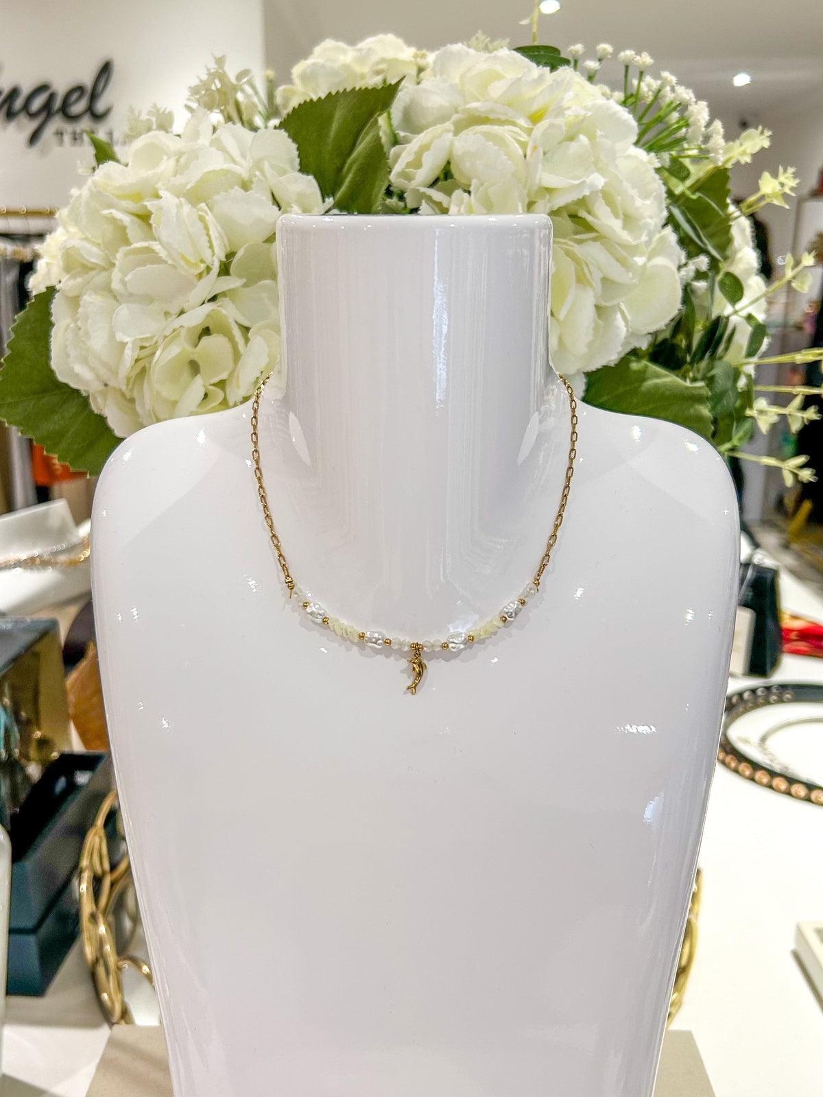 Gold Beaded Necklaces (12 Styles)