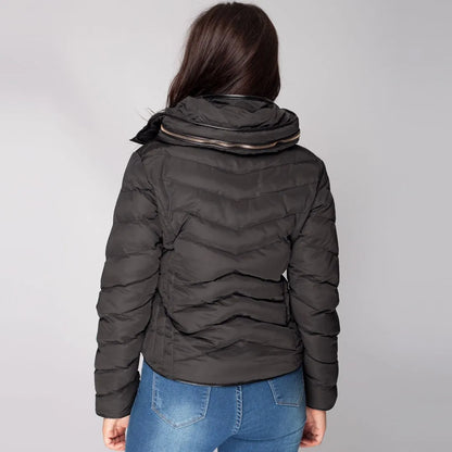 Zara Black Padded Faux Fur Coat Jacket Plus Size Winter Coat