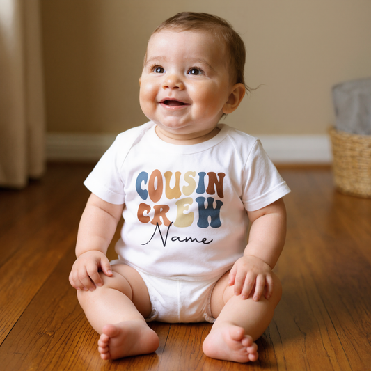 Custom Cousin Crew Family T Shirt Set