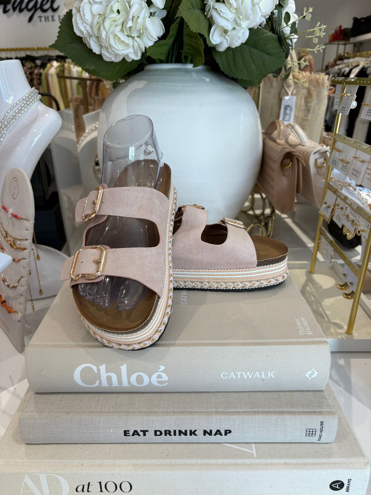Double Buckle Platform Sandals (2 Colours)