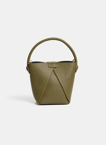 Pebbled Bucket Bag