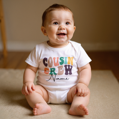 Custom Cousin Crew Family T Shirt Set