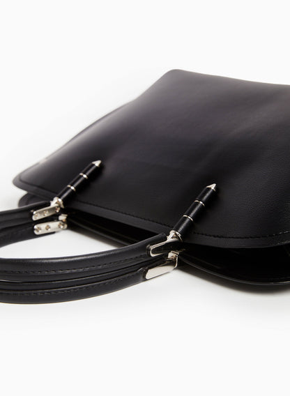 Vegan Leather Square Bag