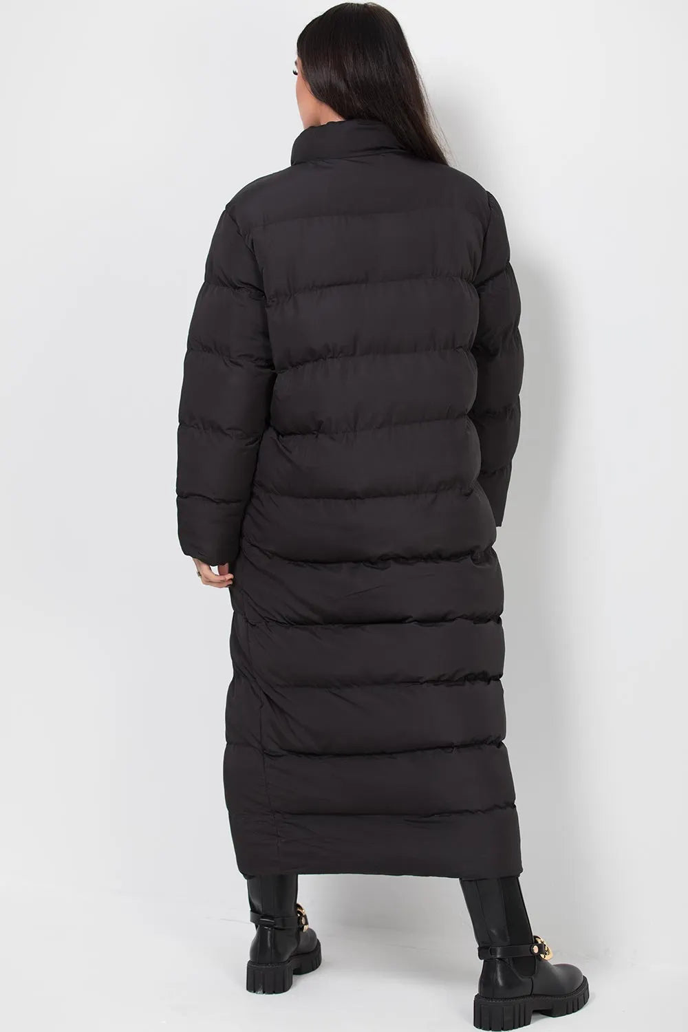 Maxi Puffer Coat Black