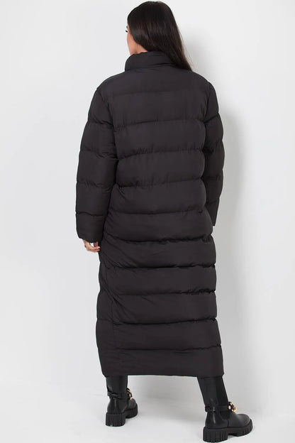 Maxi Puffer Coat Black