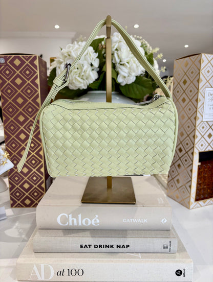 Round Woven Clutch Bag (6 Colours)