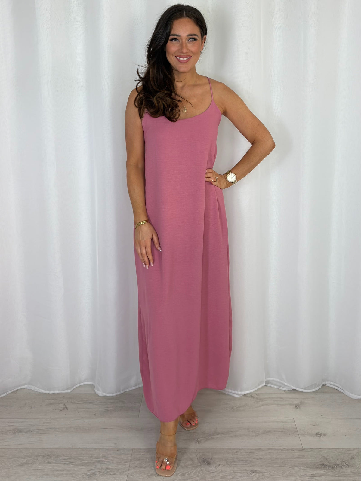 Spaghetti Strap Maxi Dress (14 Colours)