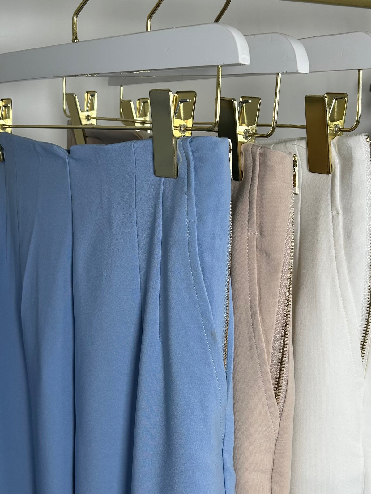 Cigarette Side Zip Trousers (3 Colours)