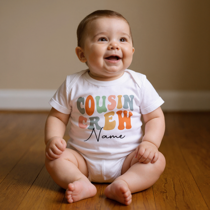 Custom Cousin Crew Family T Shirt Set