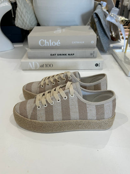 Stripe Espadrille Trainers