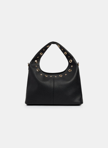 Grommet Embellished Bag