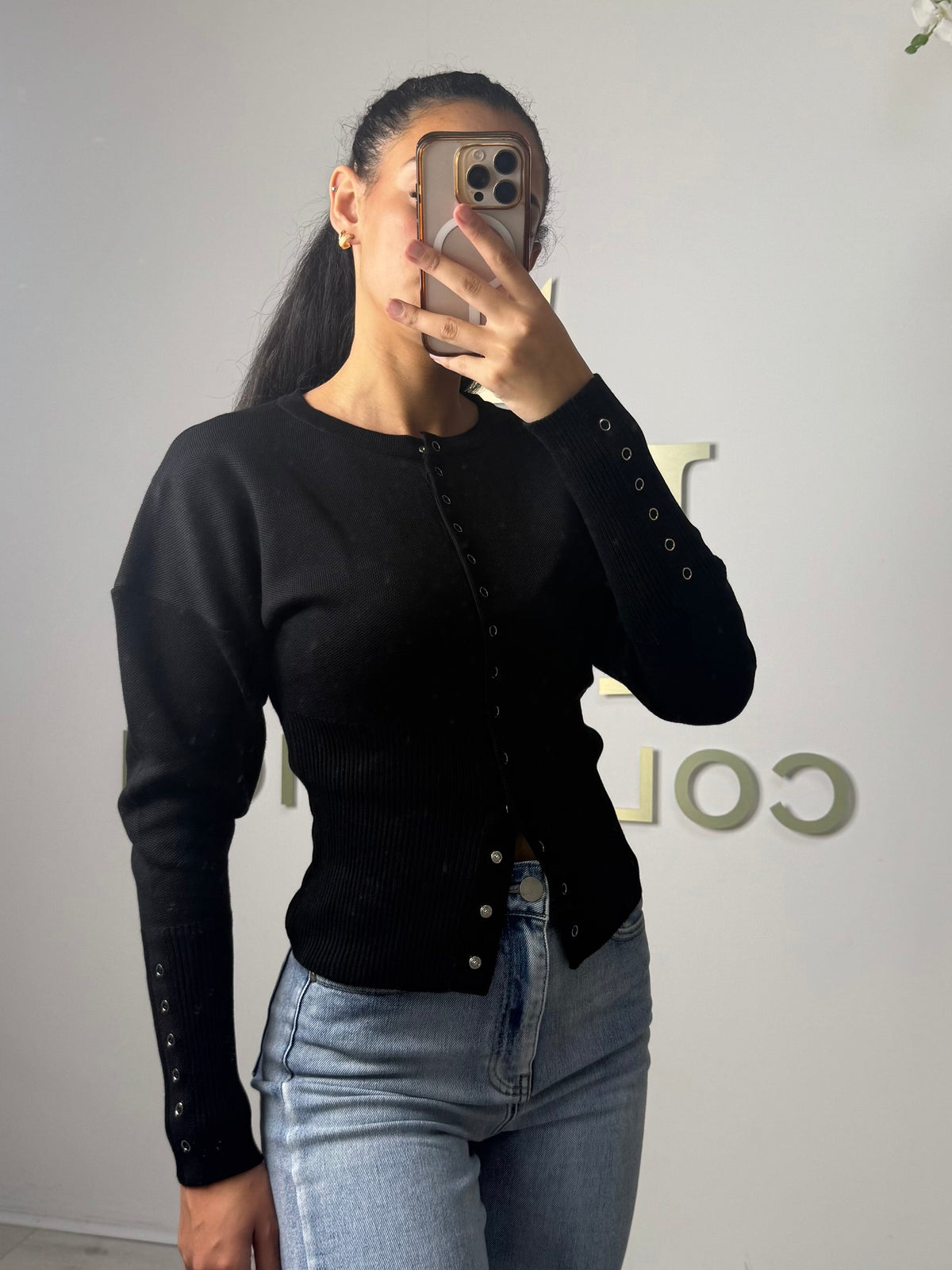 Soft Knit Button Up Ribbed Bottom Cardigan (5 Colours)