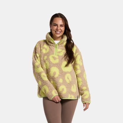 OHS Zip Fleece Soft Warm Cosy Outdoor Teddy Sherpa Long Cuff Sleeve Relaxed Fit Pull Over Hoodie Jacket Coat for Adults Kids