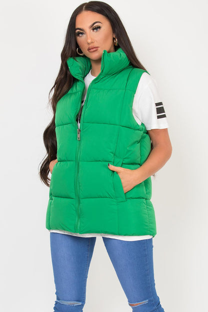 Green Gilet Body Warmer