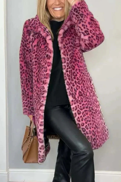 FURIA | Manteau Léopard Stylé