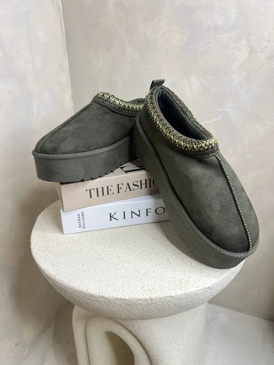 Backless Platform Slipper