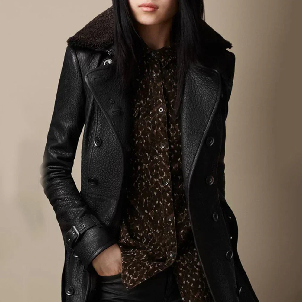 VALENTINA | Veste Simili En Cuir