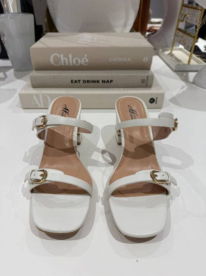 Double Buckle Strap Block Heel (4 Colours)