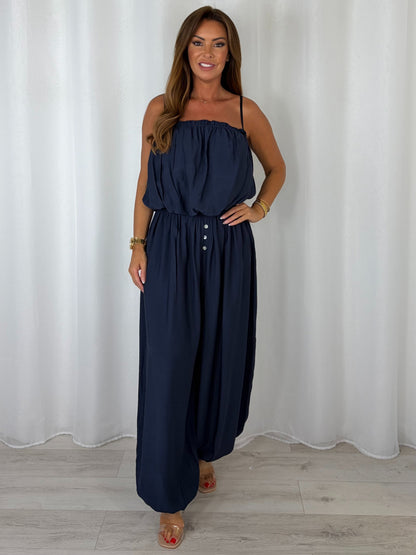 Balloon Strap Top And Trouser Co-Ord (8 Colours)