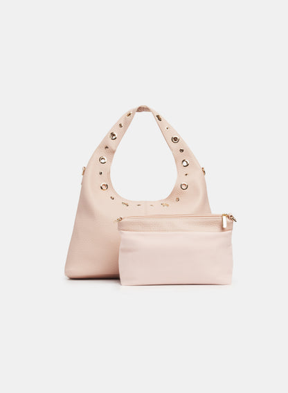 Grommet Embellished Bag