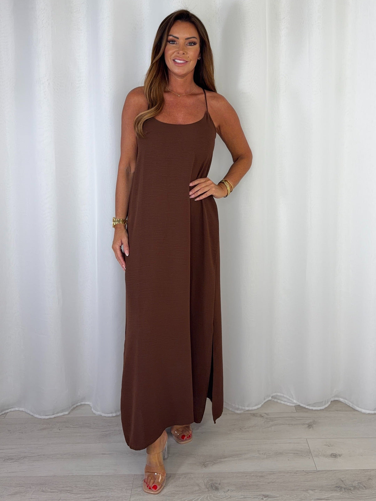 Spaghetti Strap Maxi Dress (14 Colours)