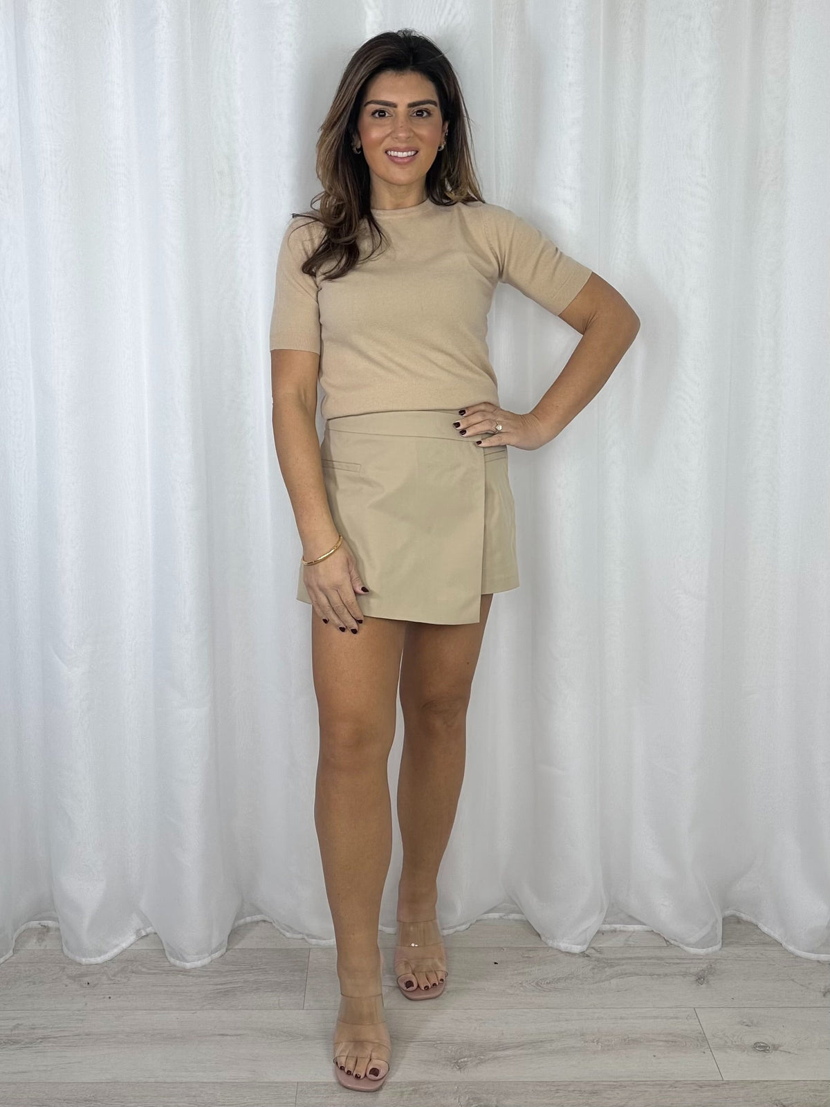 Pocket Detail Wrap Over Skort (4 Colours)