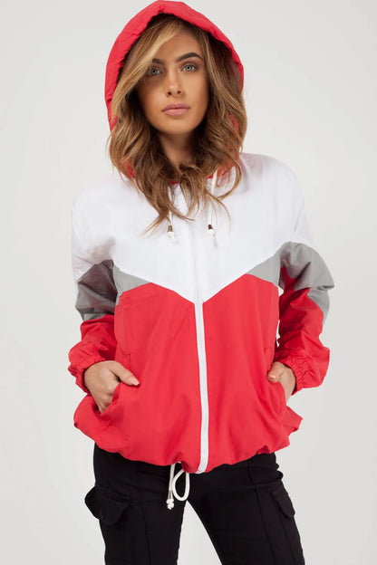 Hooded Windbreaker Sports Festival Jacket