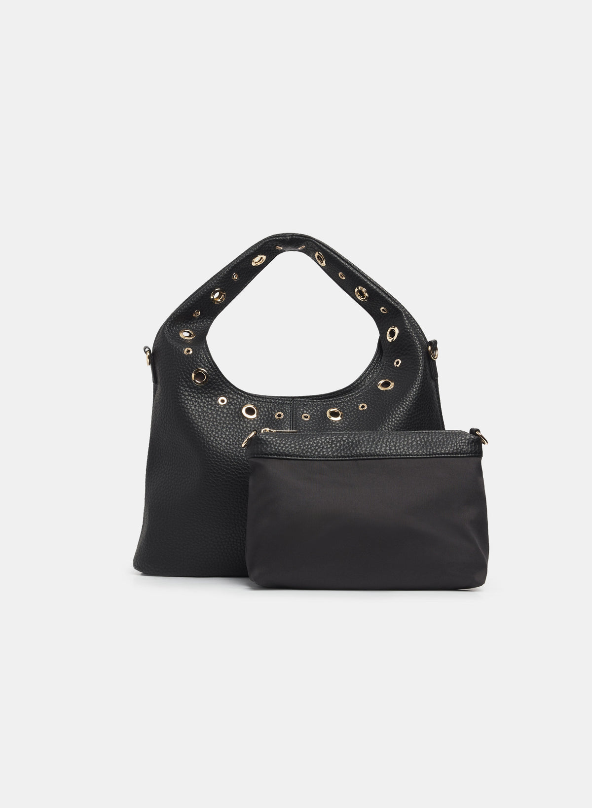 Grommet Embellished Bag