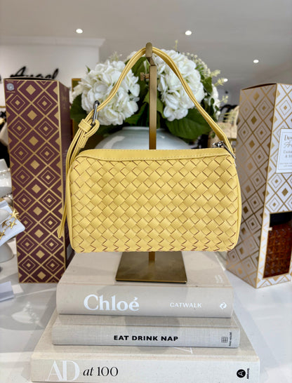 Round Woven Clutch Bag (6 Colours)