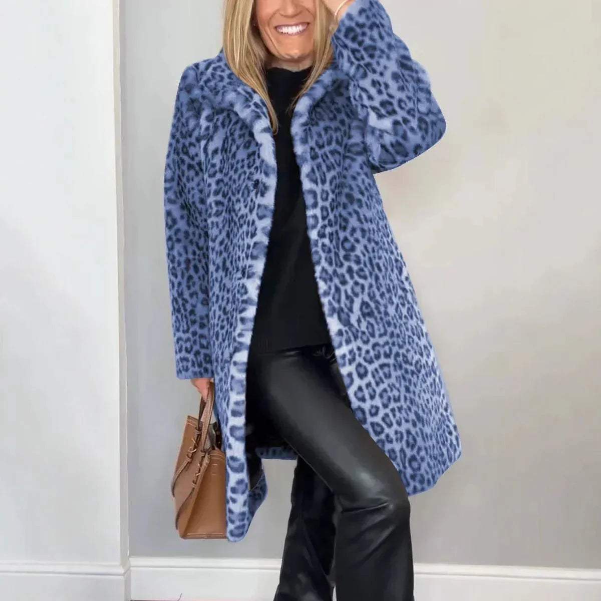 FURIA | Manteau Léopard Stylé