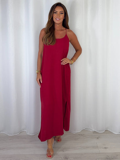 Spaghetti Strap Maxi Dress (14 Colours)