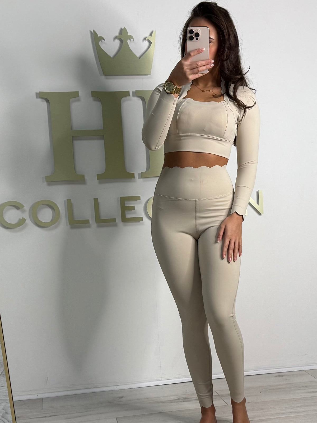 Scalloped Edge Two-Piece Legging Co-Ord (5 Colours)