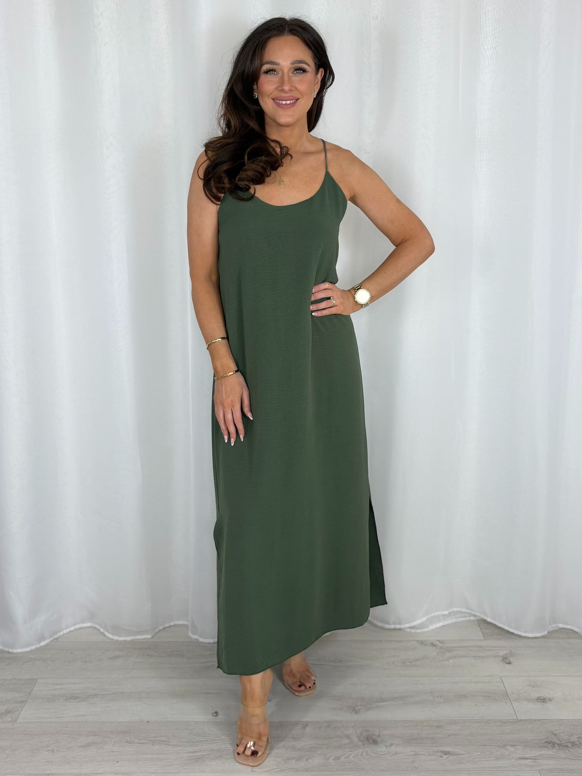 Spaghetti Strap Maxi Dress (14 Colours)