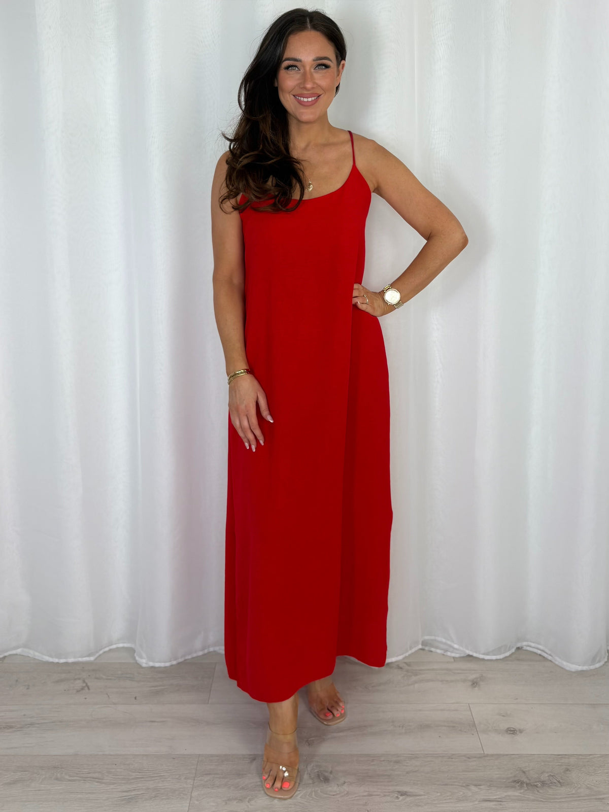 Spaghetti Strap Maxi Dress (14 Colours)