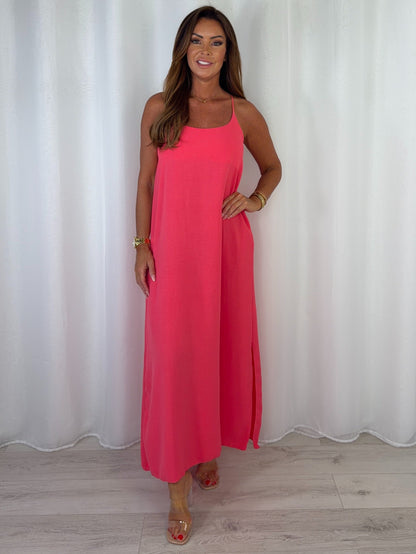 Spaghetti Strap Maxi Dress (14 Colours)