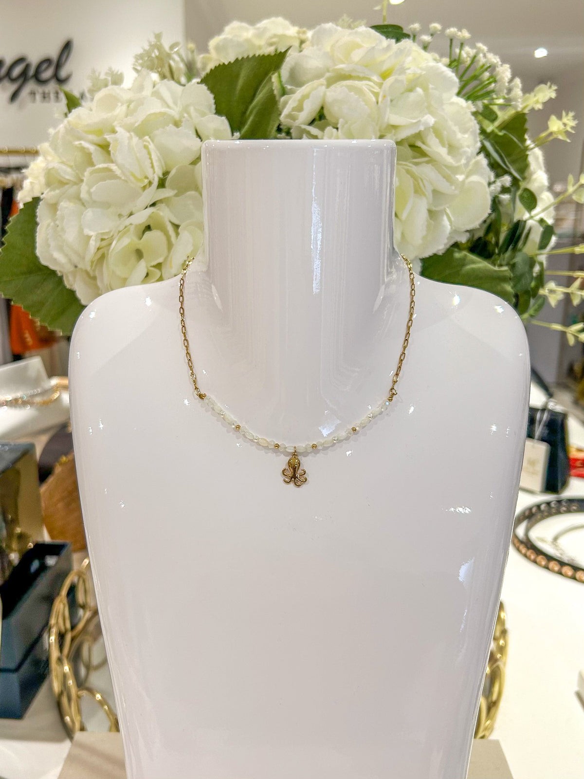 Gold Beaded Necklaces (12 Styles)