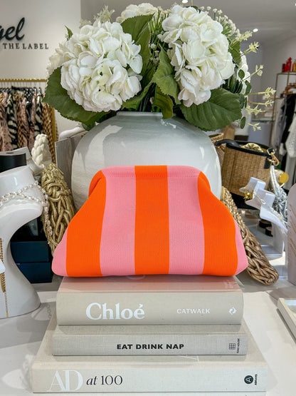 Striped Clutch Bag (5 Colours)