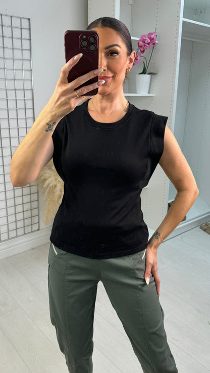 Indya Plain Sleeveless Top