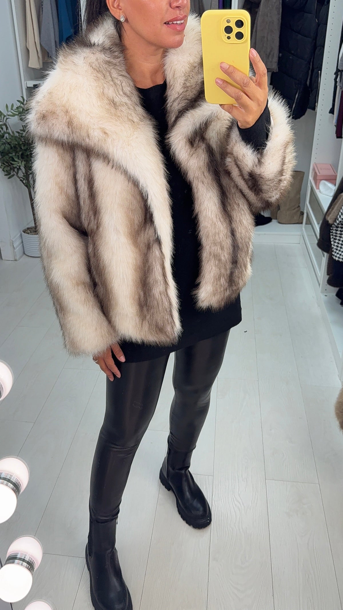 Margaret Faux Fur Jacket