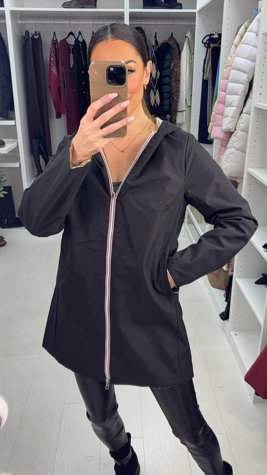 Zoyce Reversible Hooded Raincoat
