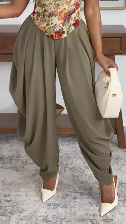 Women's Tank Top + Wide-leg Pants Casual Set