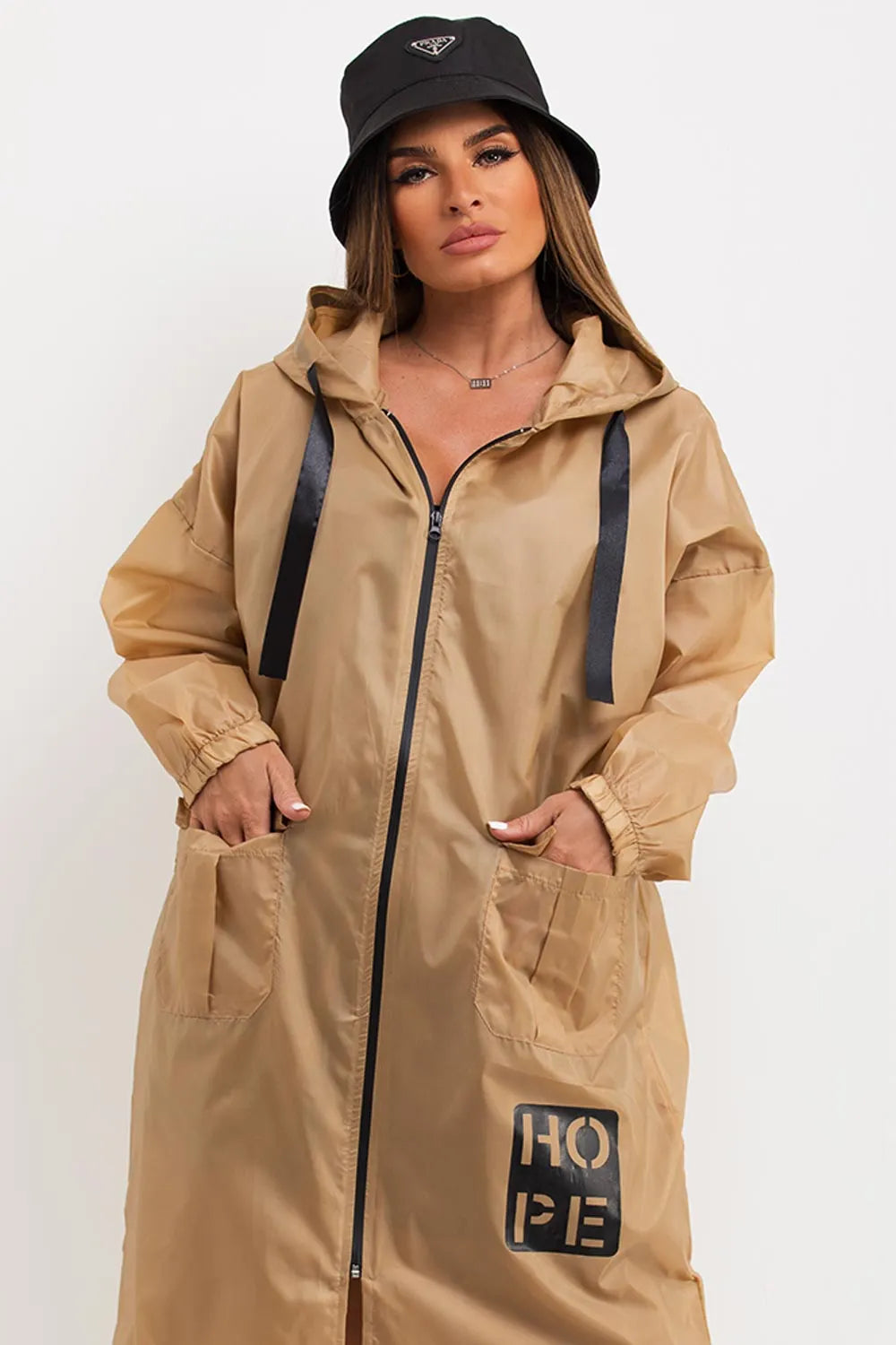 Festival Jacket Rain Mac Beige