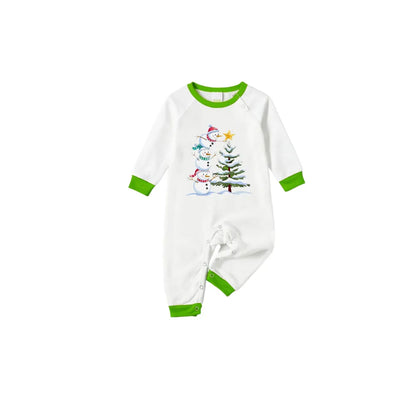 Holiday Family Christmas Pajamas Set With Funny Xmas Character Pattern Design
