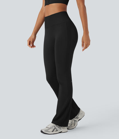 Seamless Flow High Waisted Tummy Control Butt Lifting Flare Yoga Leggings