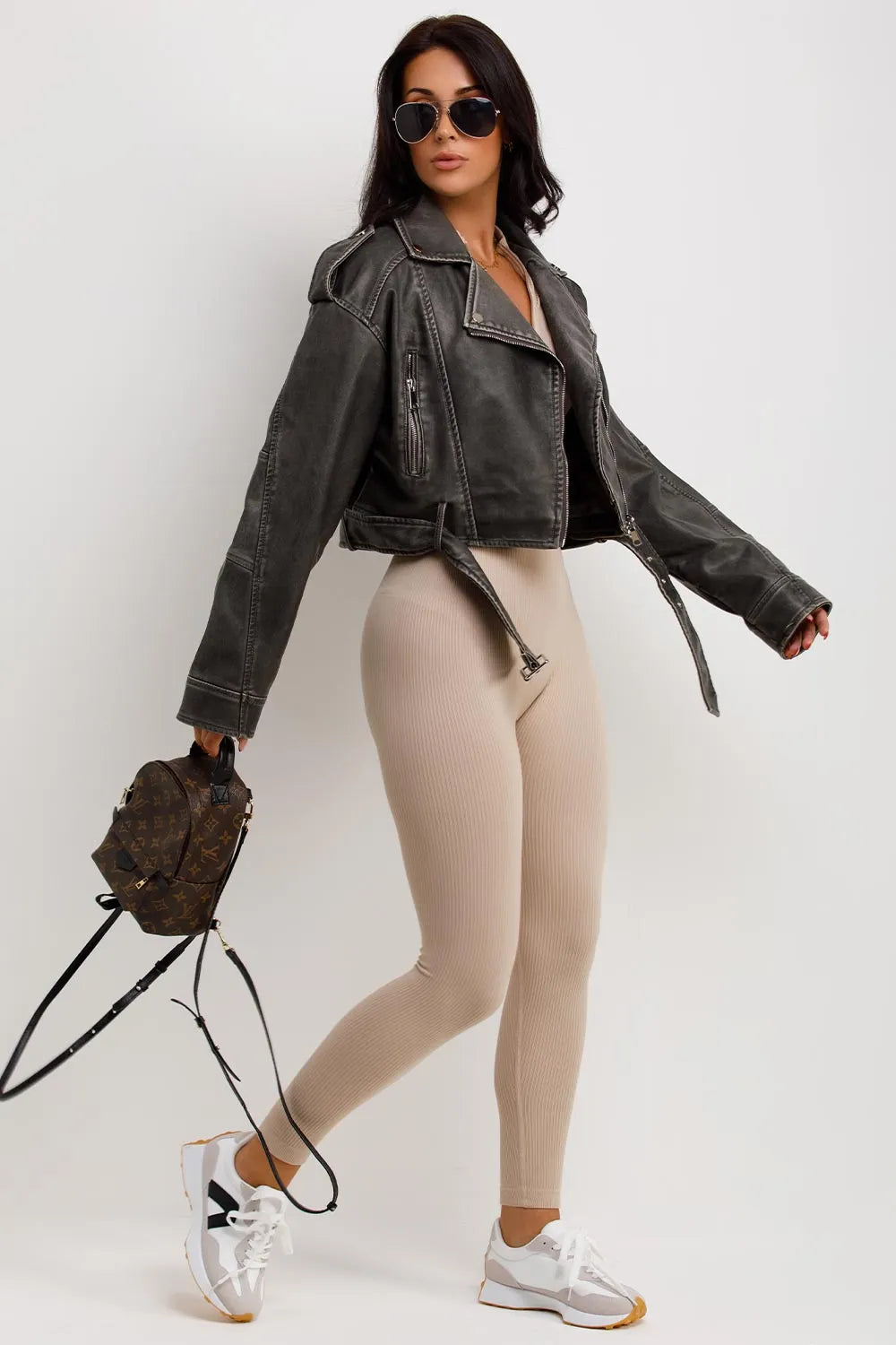 Faux Leather Jacket